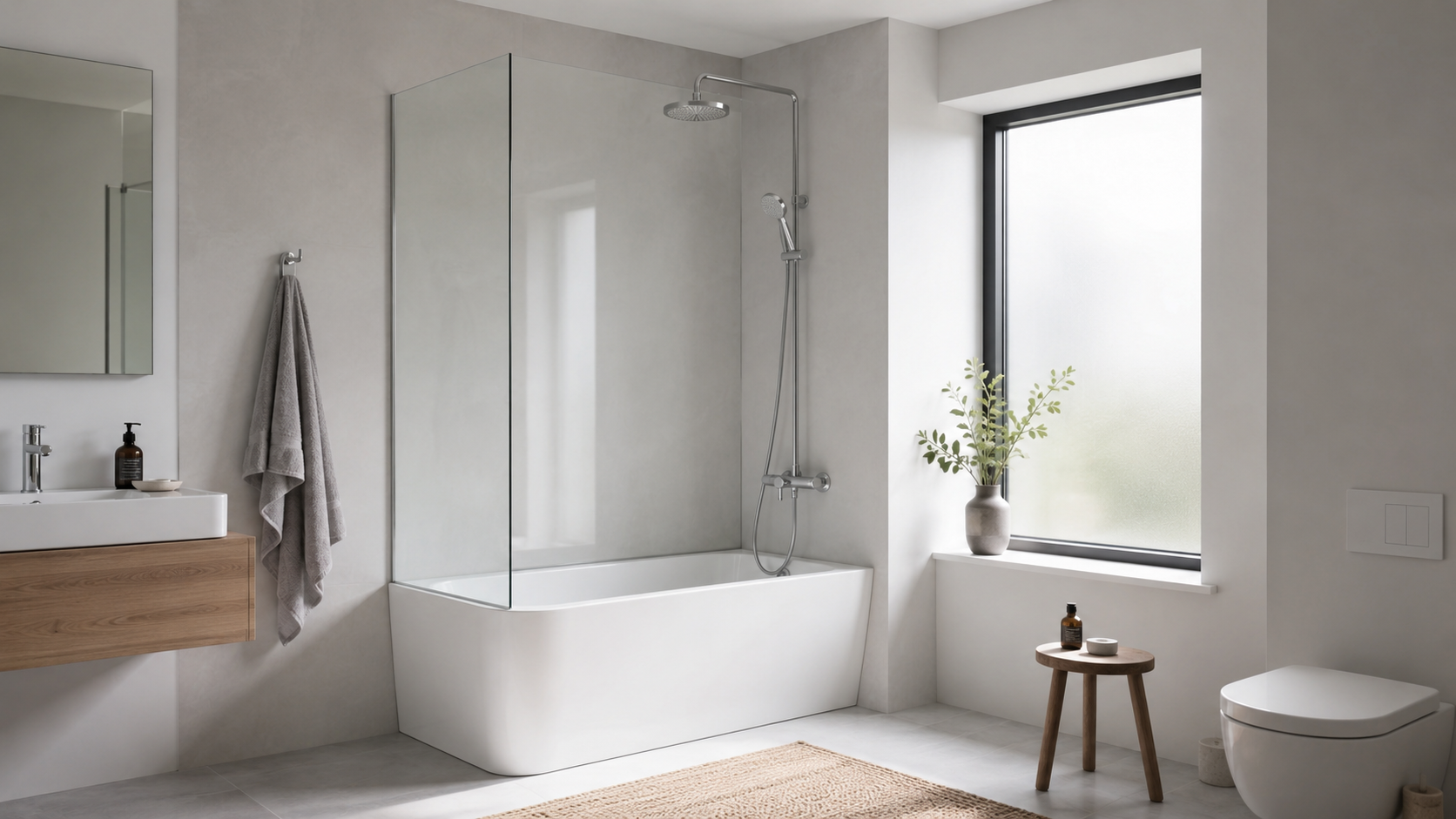 Duschwand für die Badewanne: So findest du die perfekte Lösung