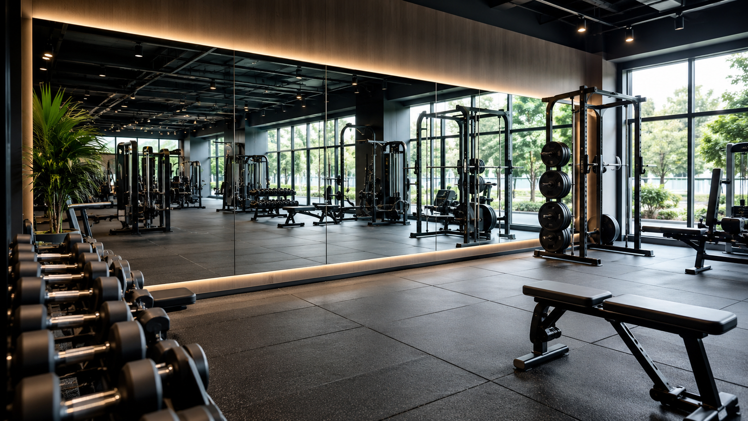 Fitnessstudio Spiegel planen: Die richtige Spiegelwand für Training, Umbau und Neueröffnung