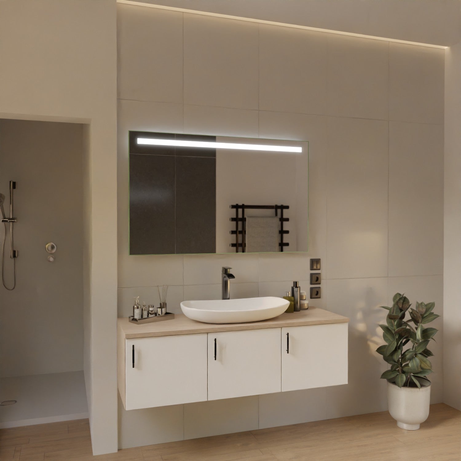 LED Spiegel mit Wunschmaß - Bielefeld