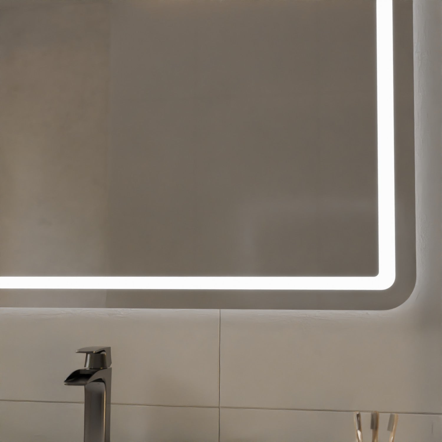 Custom-made bathroom mirror with round arches - Bonn 2