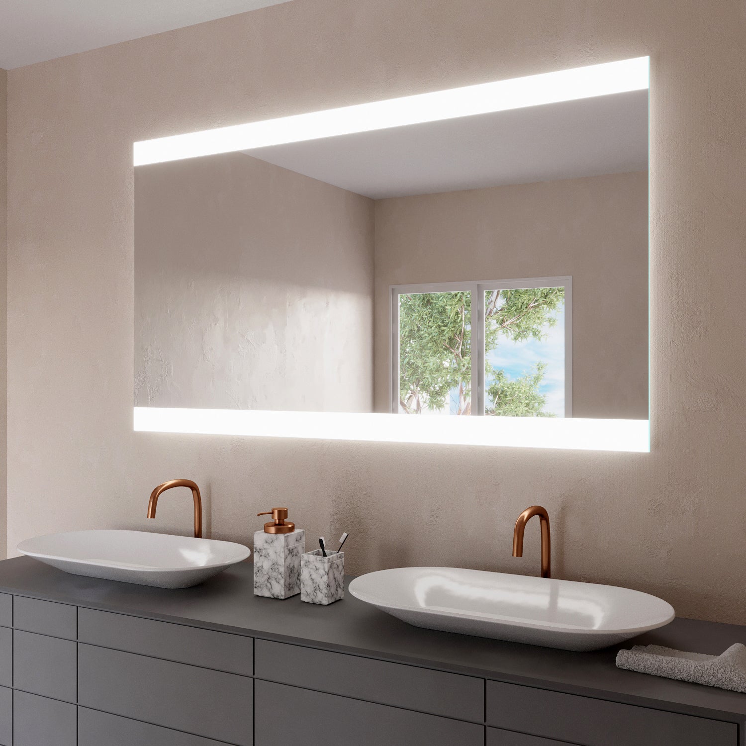 Spiegel mit LED Beleuchtung - Bottrop