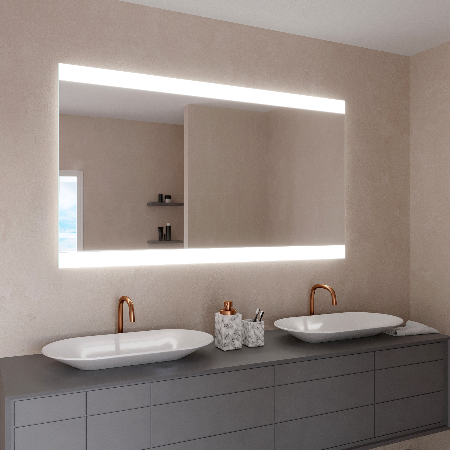 Spiegel mit LED Beleuchtung - Bottrop