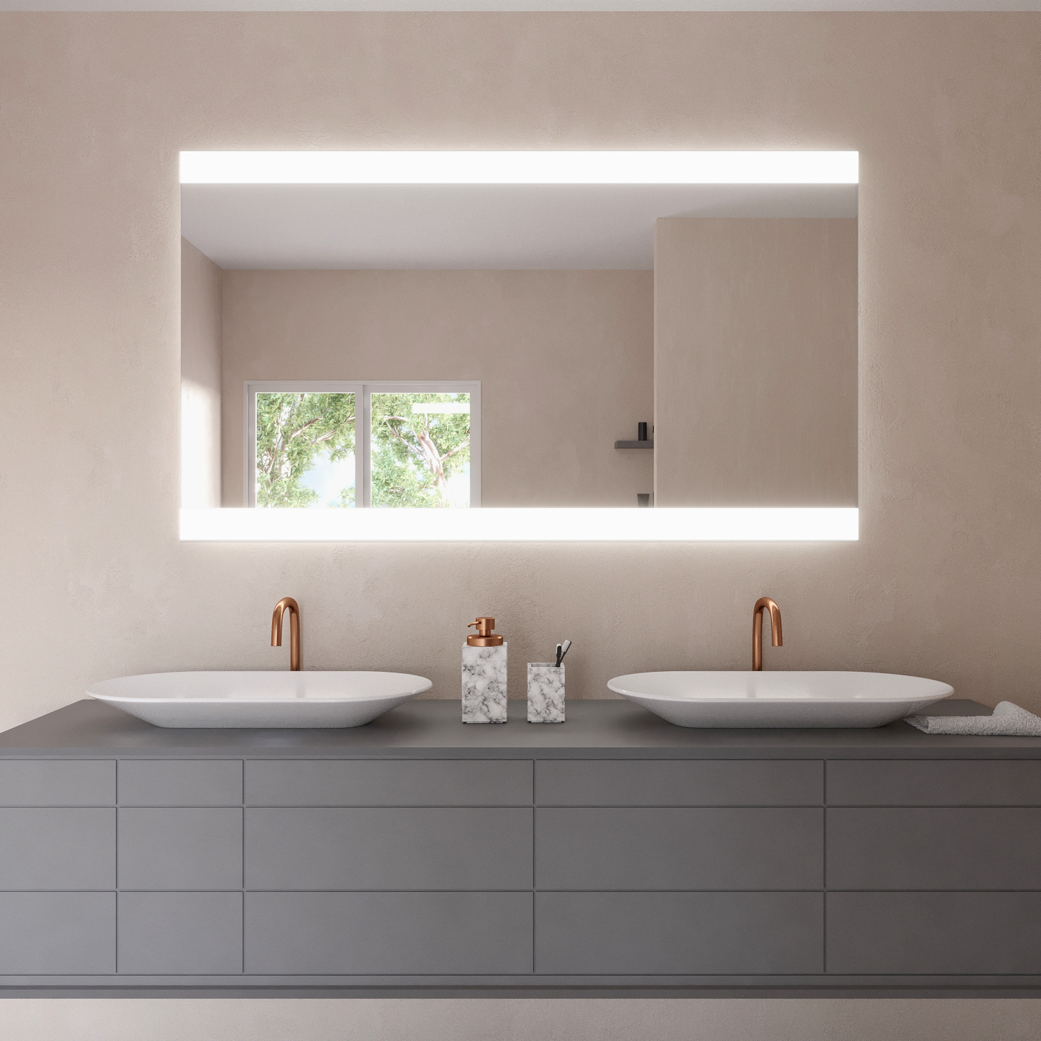 Spiegel mit LED Beleuchtung - Bottrop