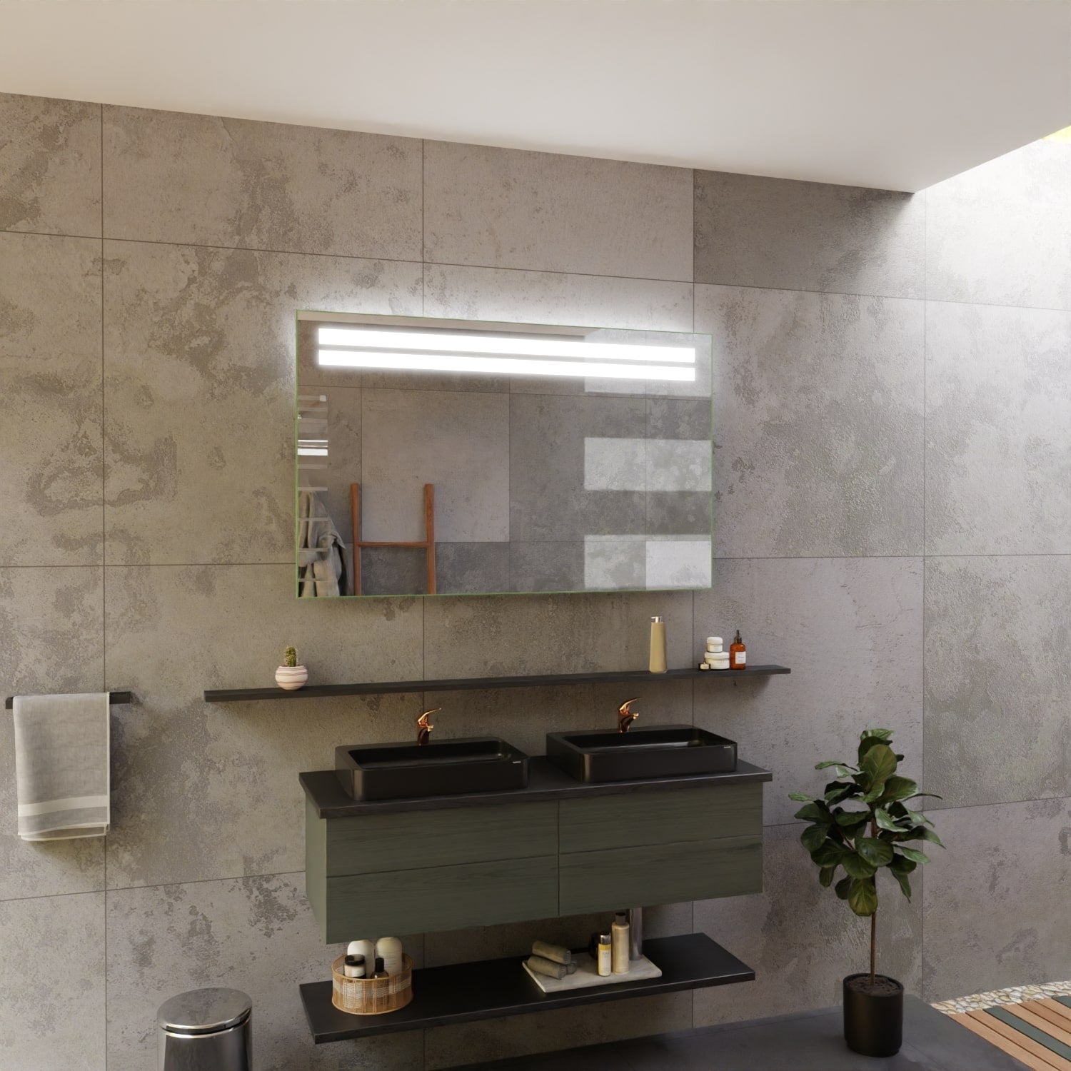 Spiegel mit Beleuchtung - Hamm