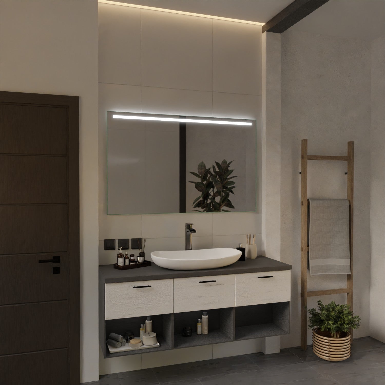 Badspiegel mit LED - Kiel