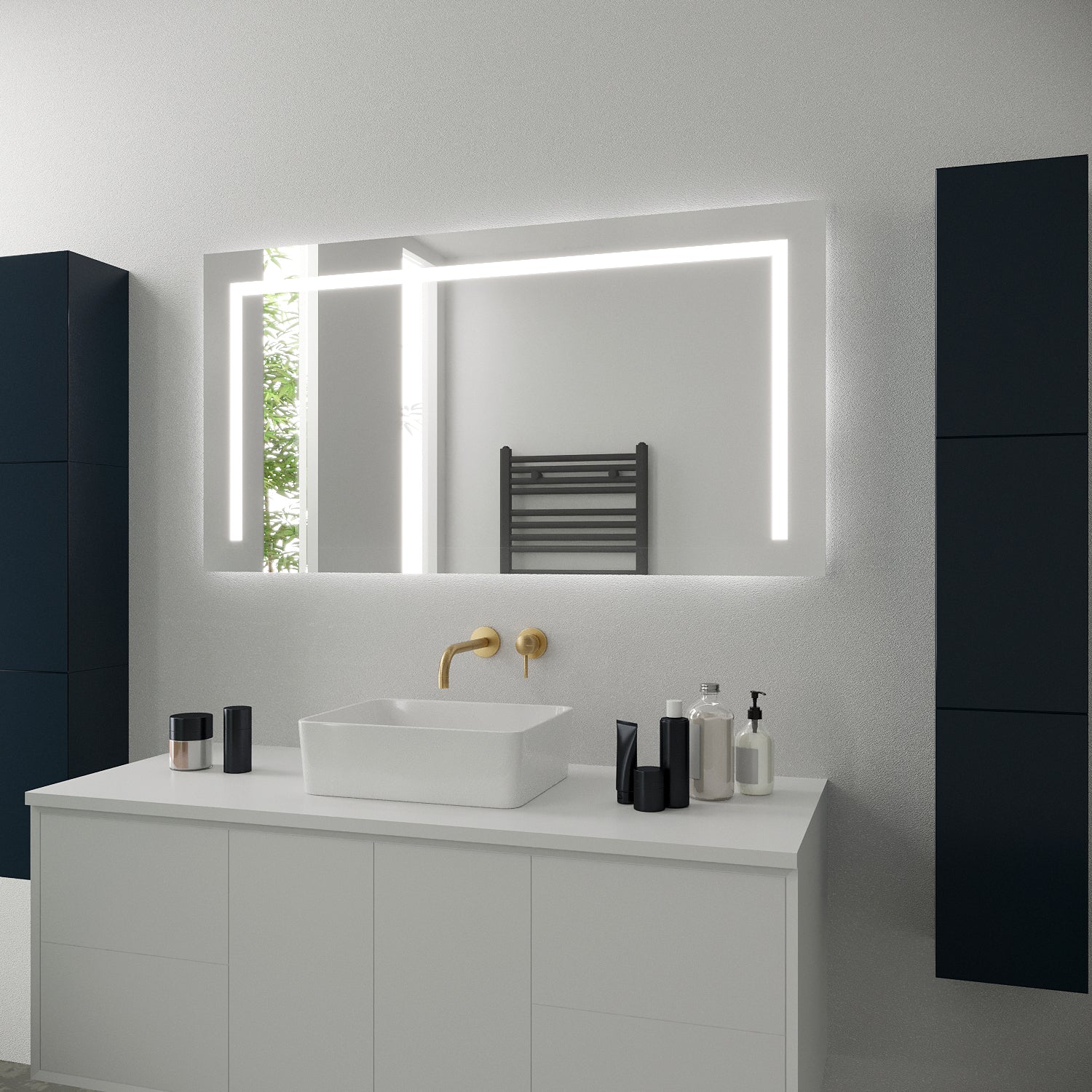 LED Spiegel ohne Rahmen - Regensburg