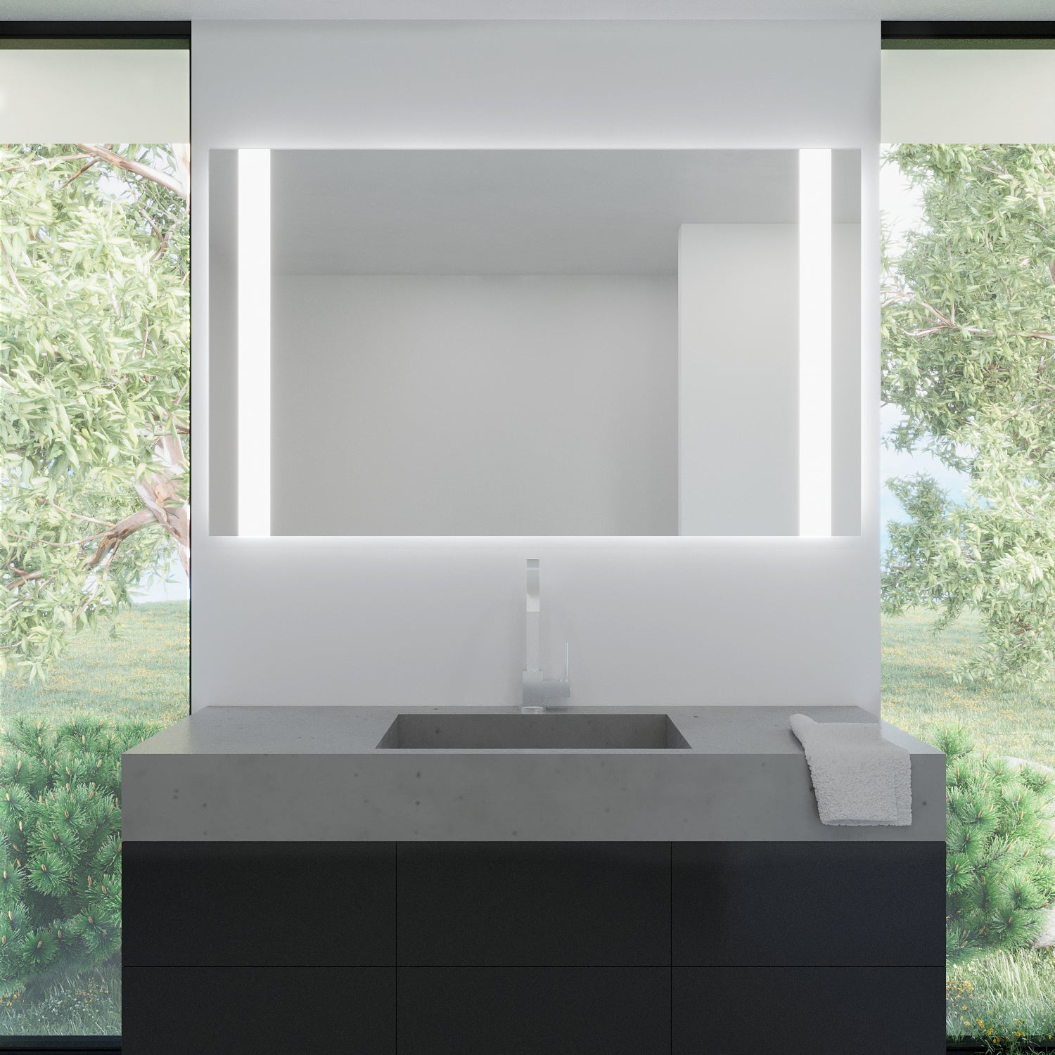 ⁣Badspiegel LED Witten