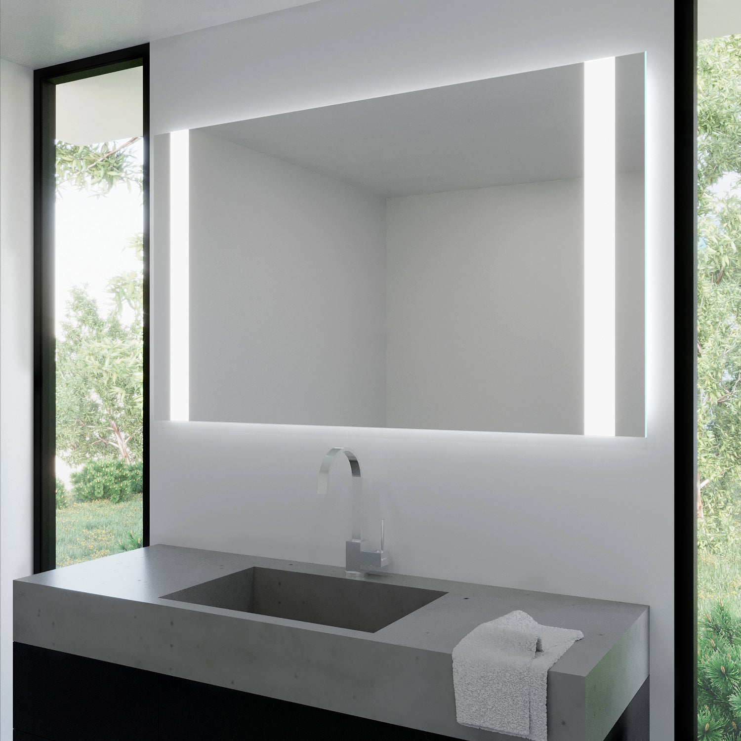 ⁣Badspiegel LED Witten