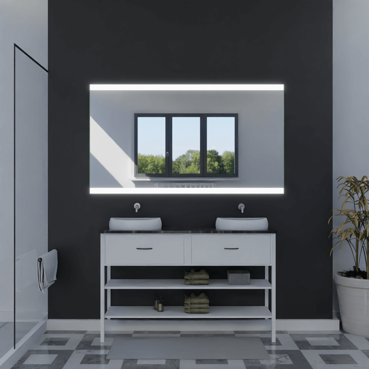 Badspiegel mit LED - Ingolstadt