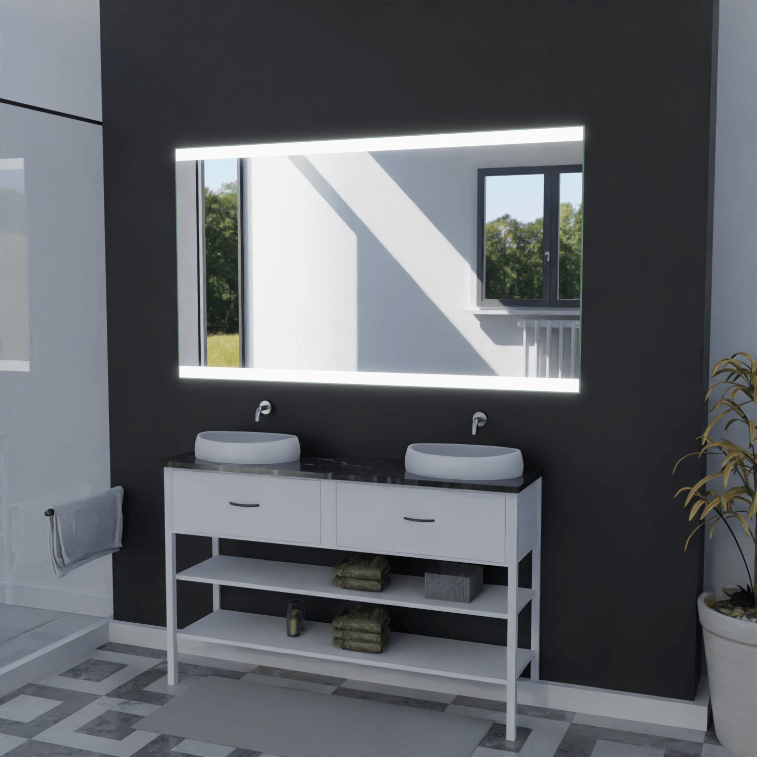 Badspiegel mit LED - Ingolstadt