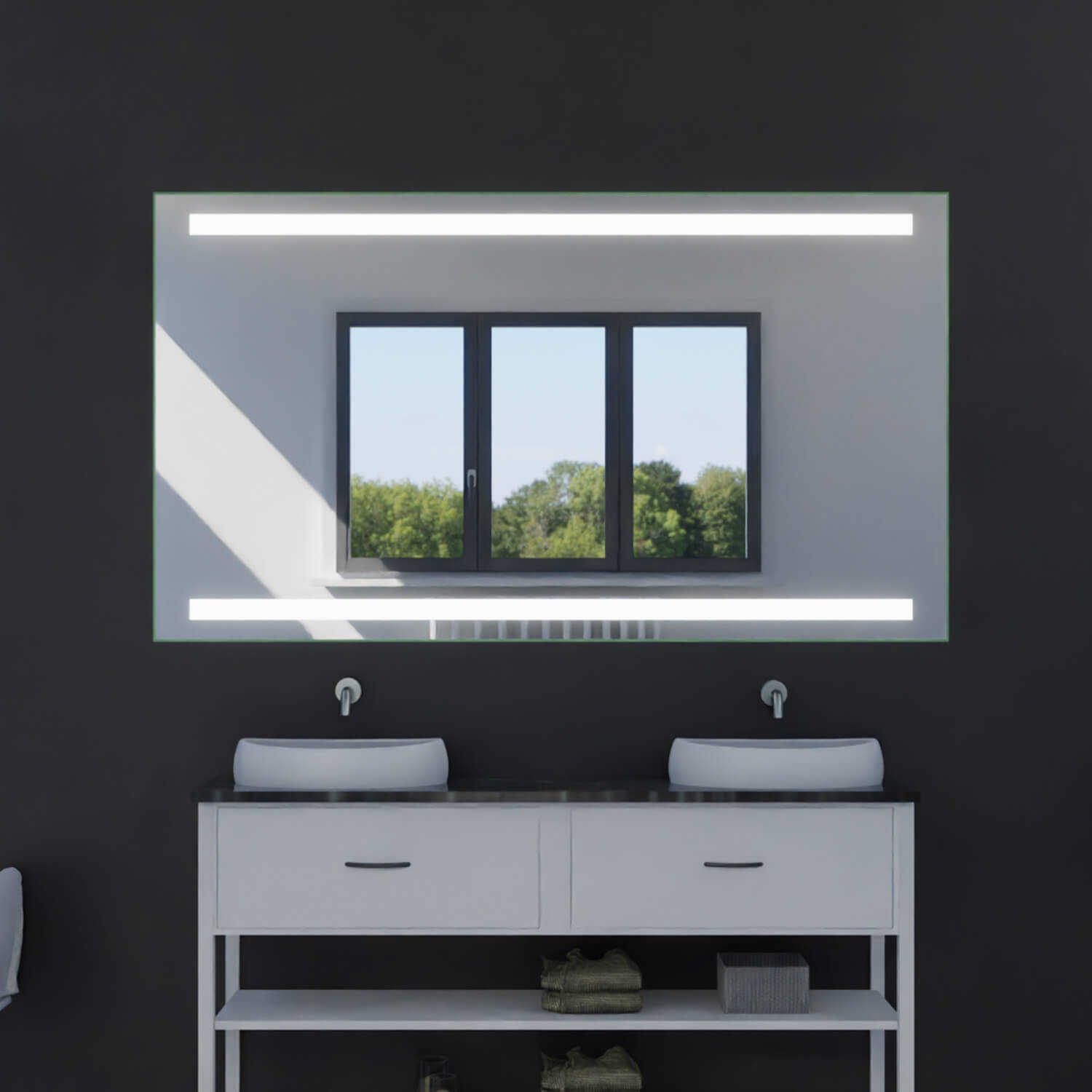 LED bathroom mirror - Karlsruhe