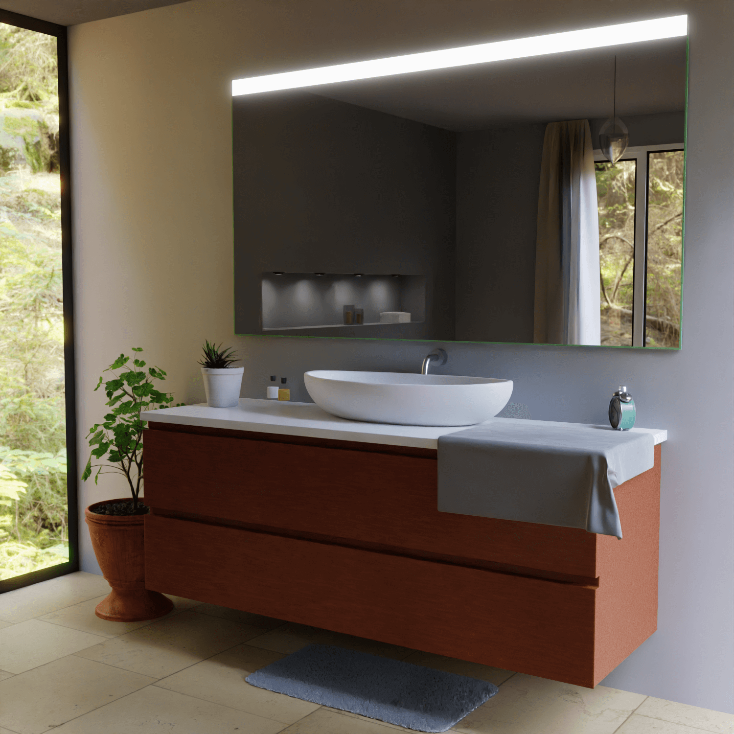 Spiegel beleuchtet nach Maß - Essen