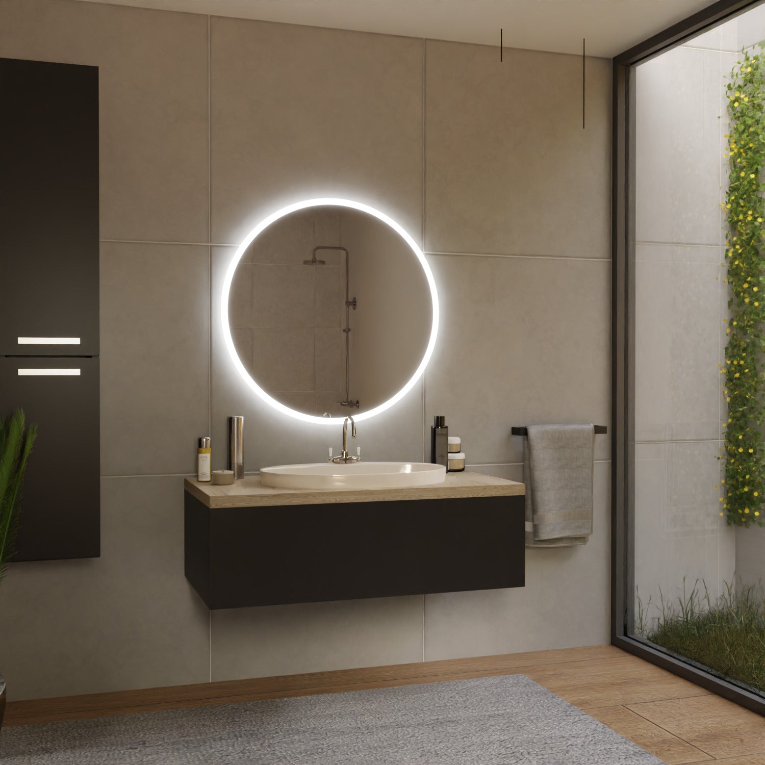 Runder Spiegel Saarbrücken