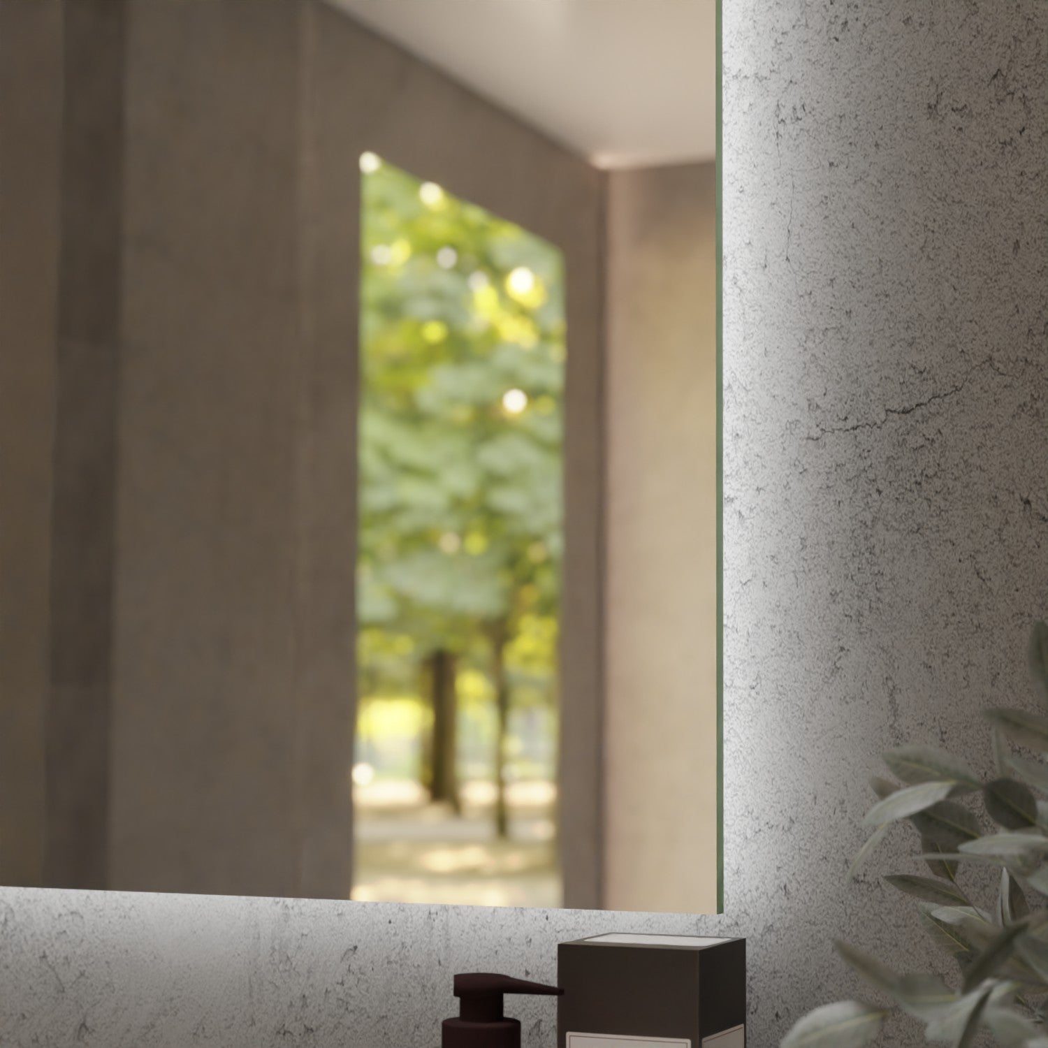 Badspiegel mit Rundbogen und Hintergrundbeleuchtung - Elisa 2