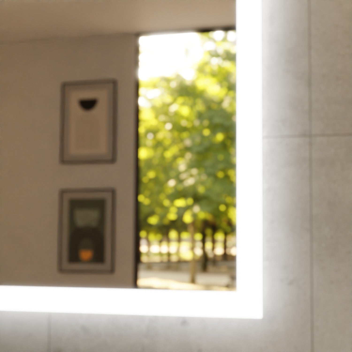 Badspiegel mit Rundbogen nach Maß beleuchtet - Toni 2