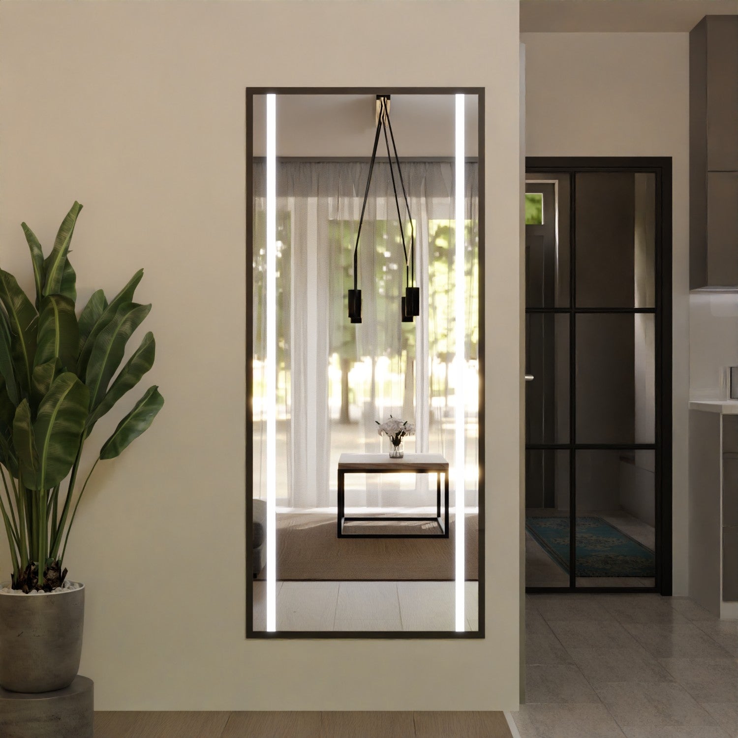 Flurspiegel mit Rahmen nach Maß - Sri Lanka 2