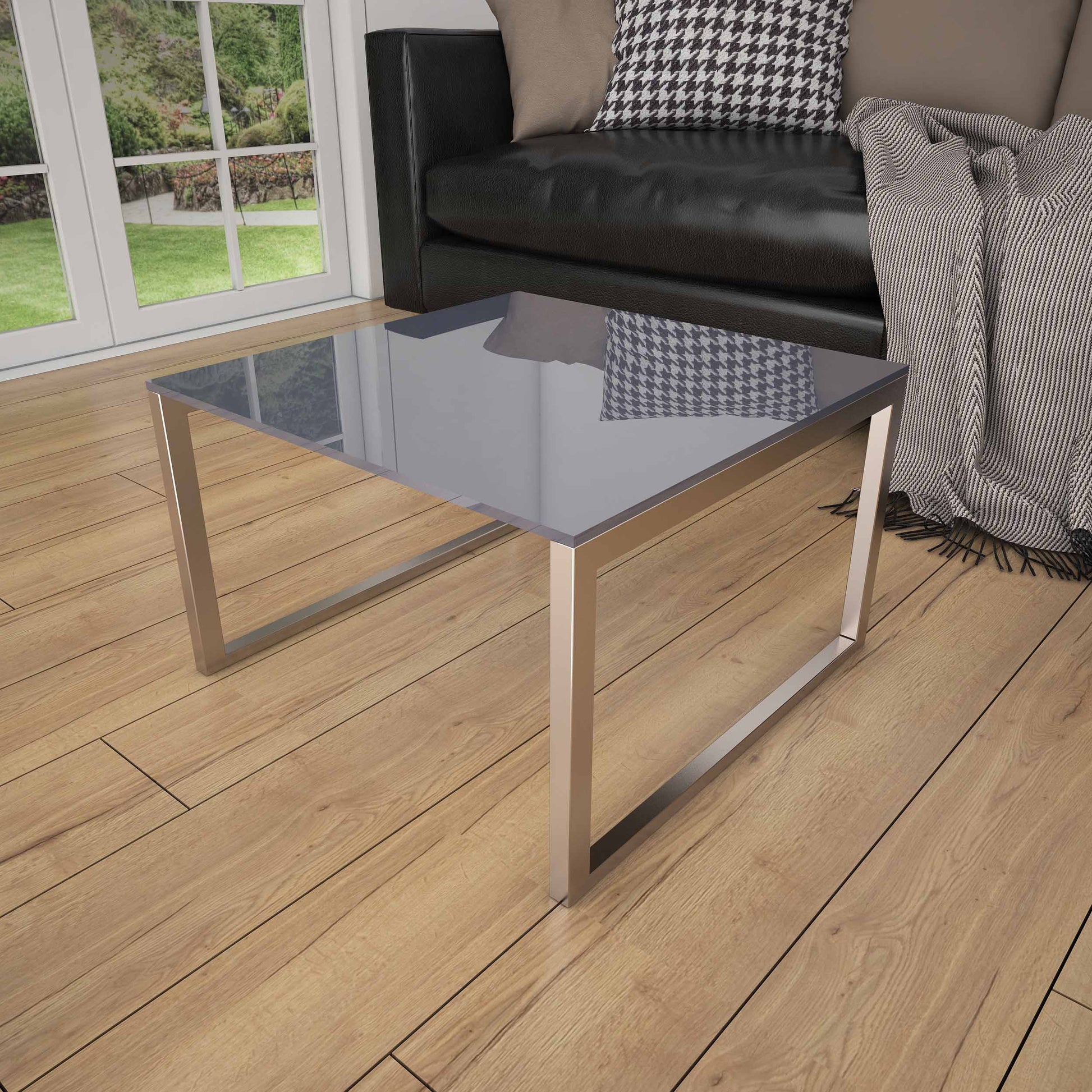 Anthrazit REF 7016 - Tisch Glasplatte