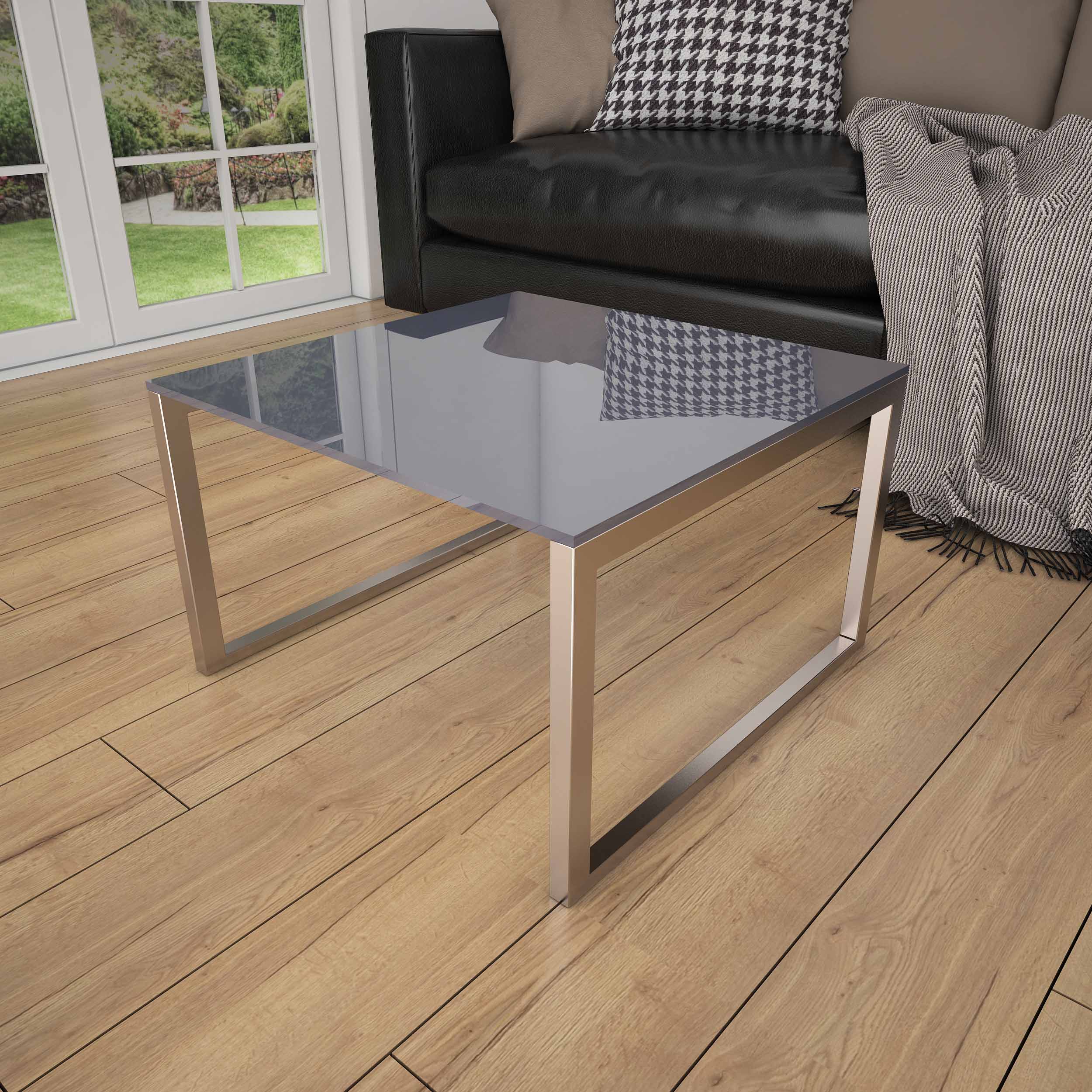 Anthrazit REF 7016 - Tisch Glasplatte