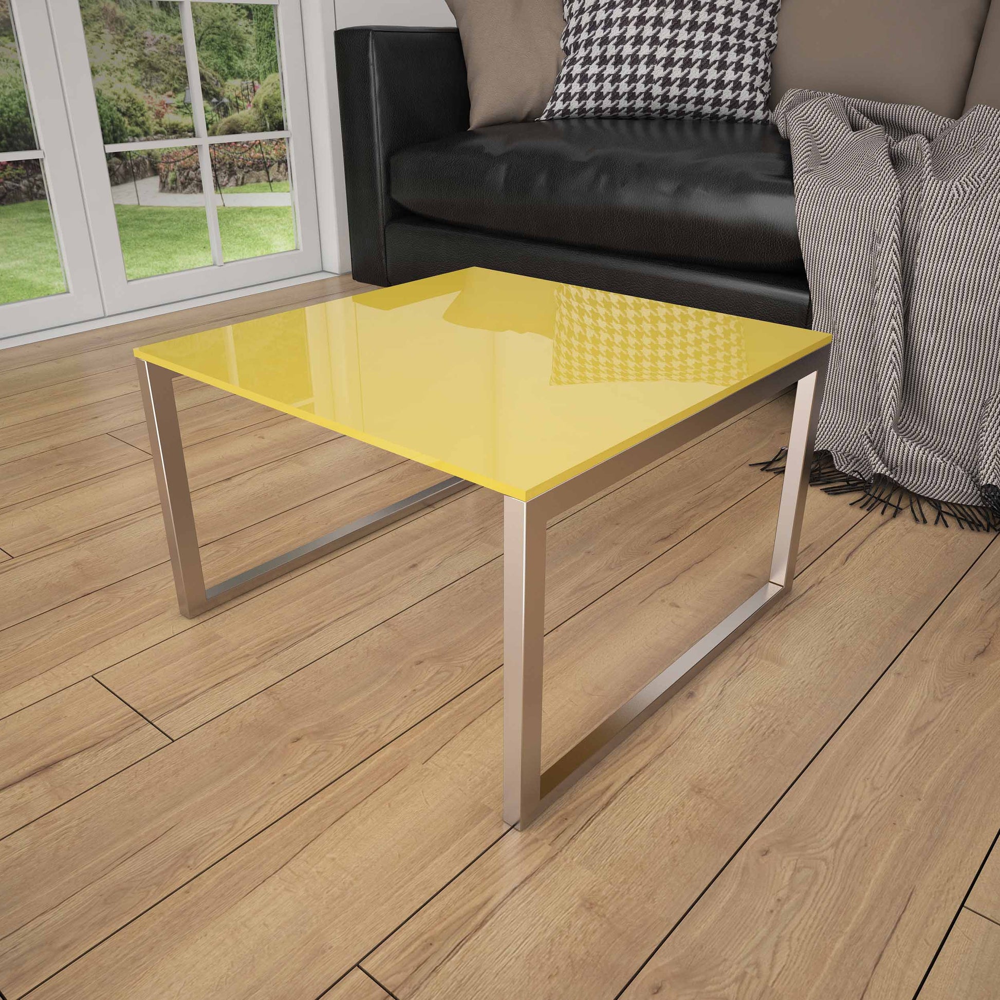 Gelb REF 4120 - Tisch Glasplatte