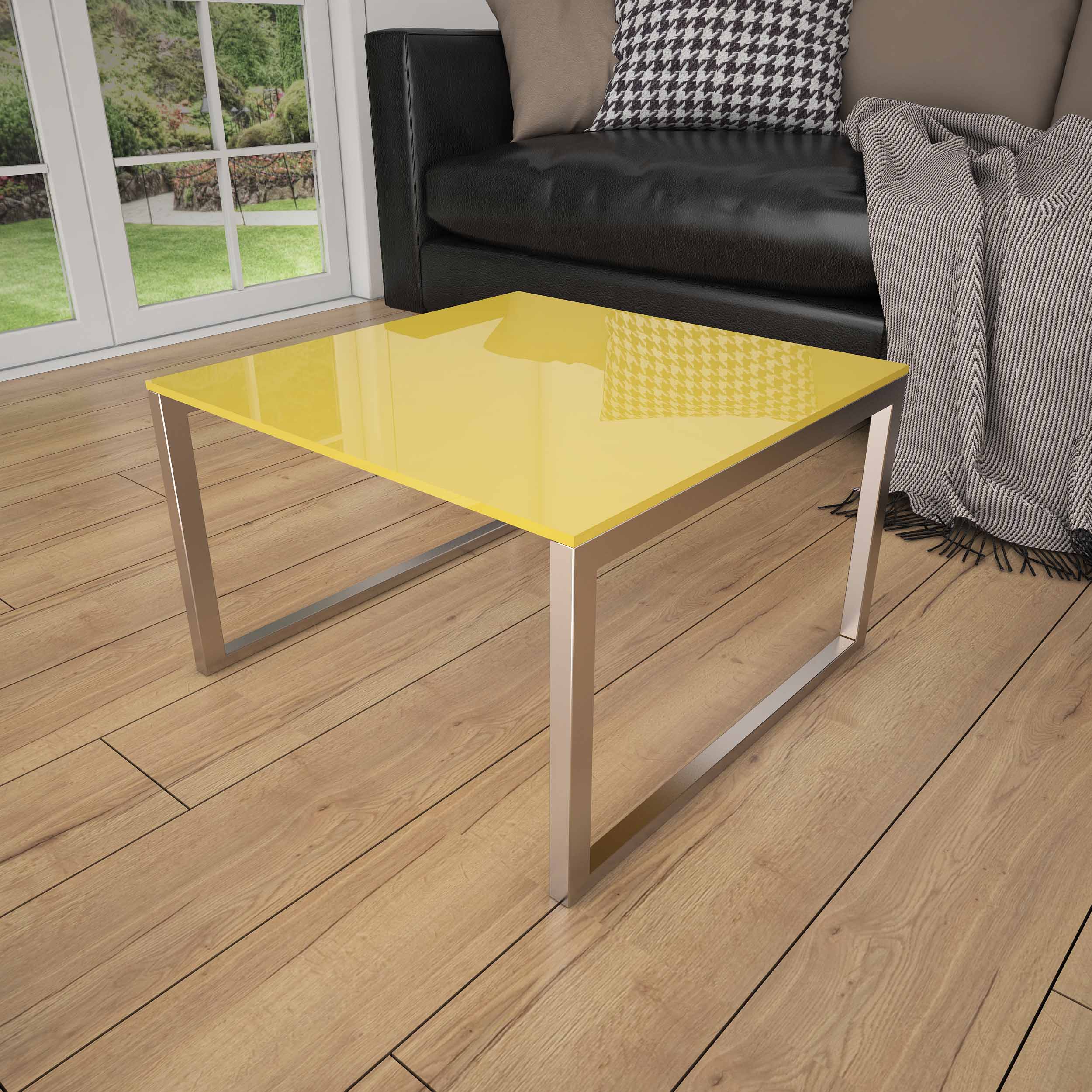 Gelb REF 4120 - Tisch Glasplatte