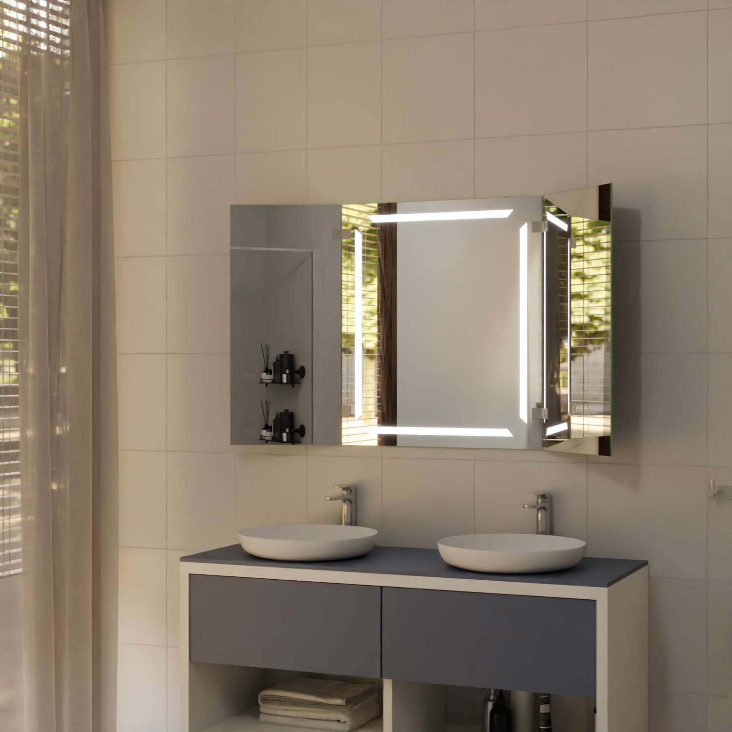 Klappspiegel Bad - Oskar