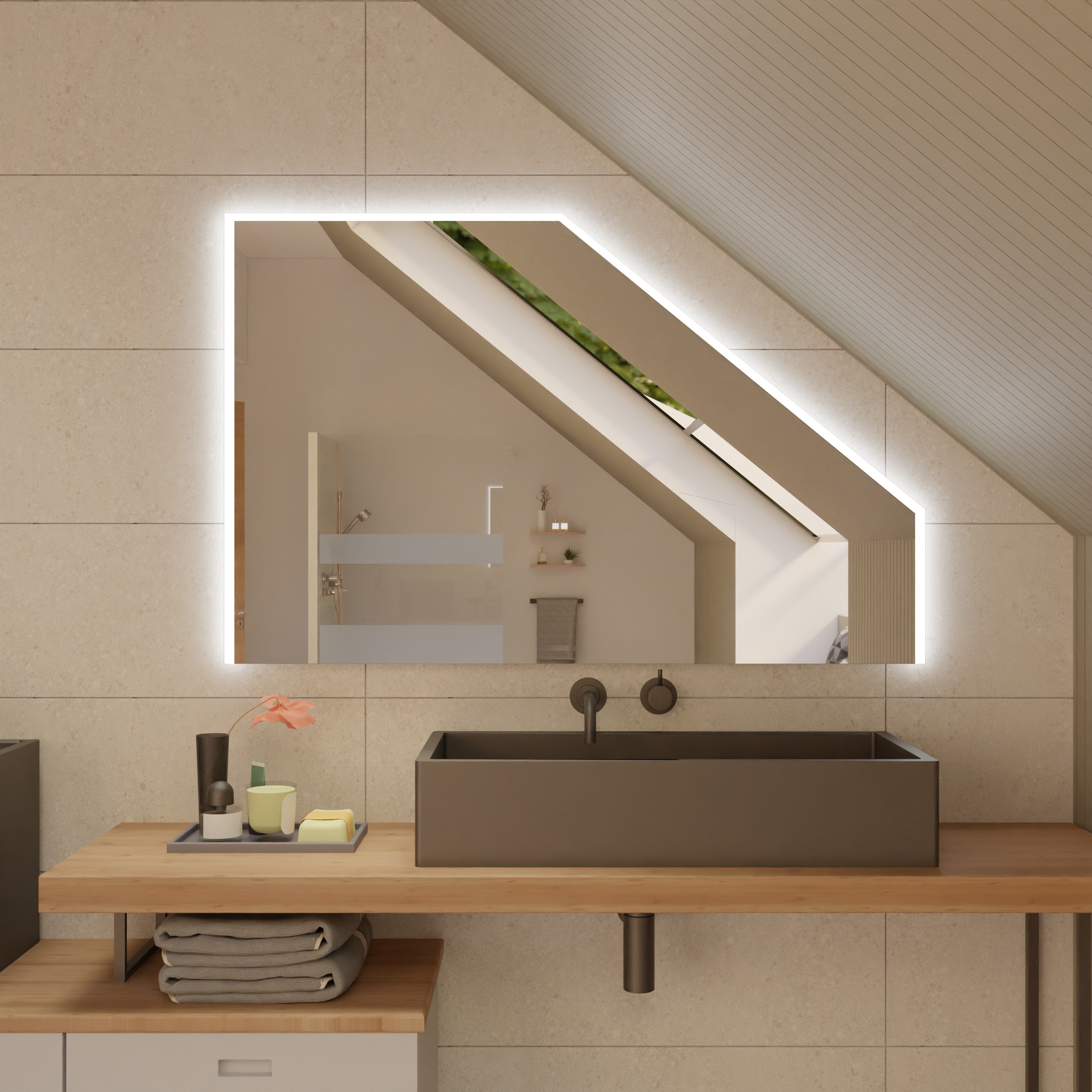 Spiegel Dachschräge Dubai