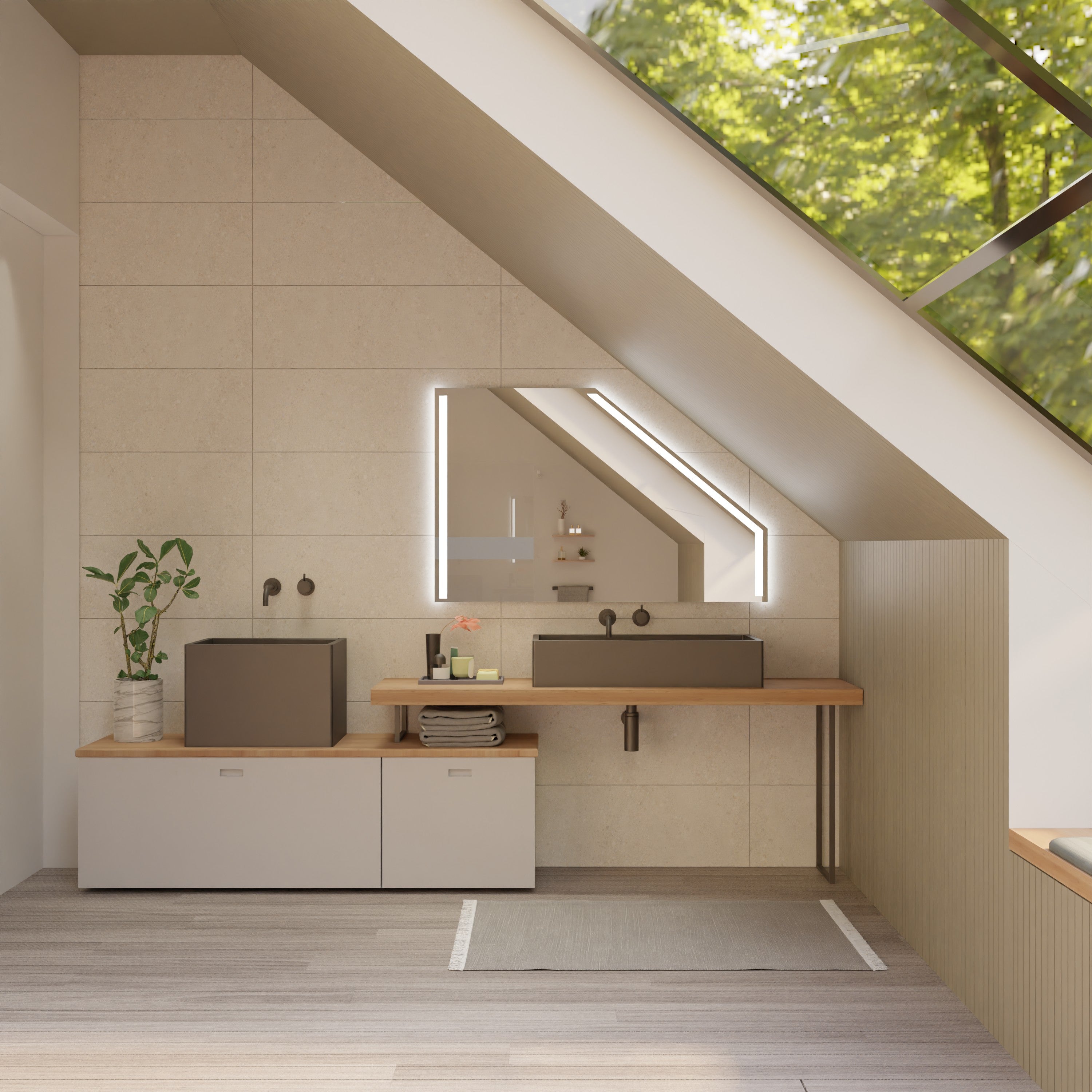 Spiegel Dachschräge Rom