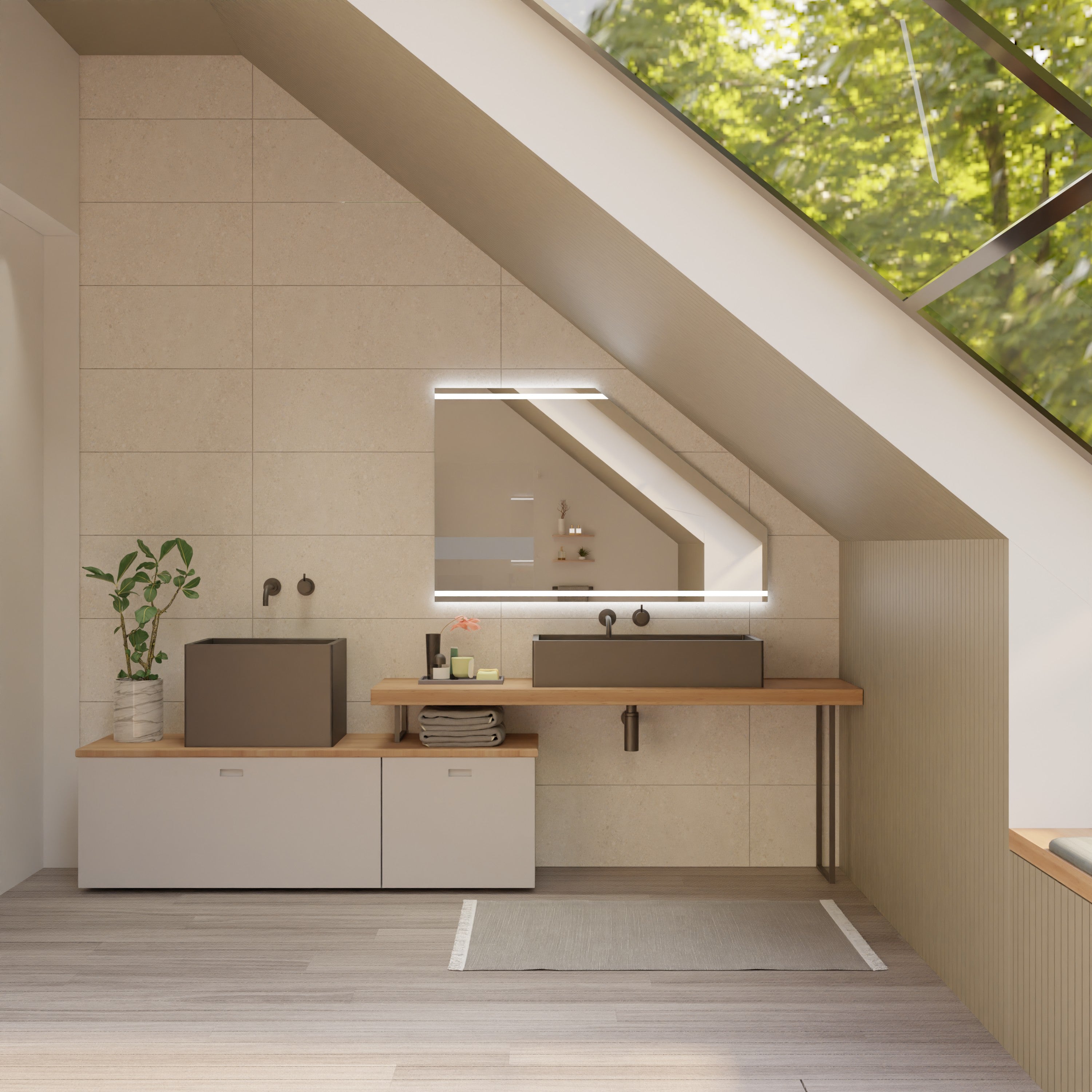 Spiegel Dachschräge Tokio