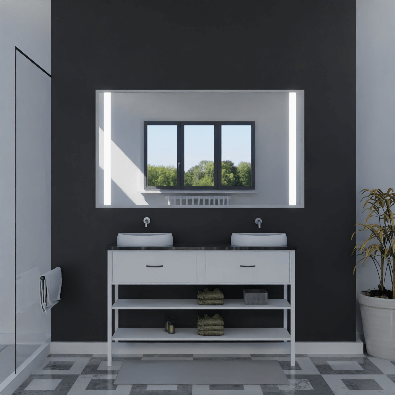 Spiegel mit Rahmen nach Maß - Sri Lanka