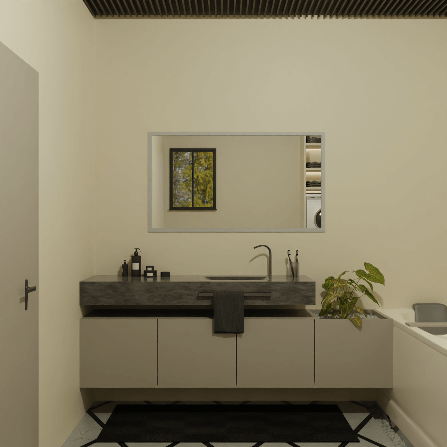 Spiegel mit Rahmen - Thailand