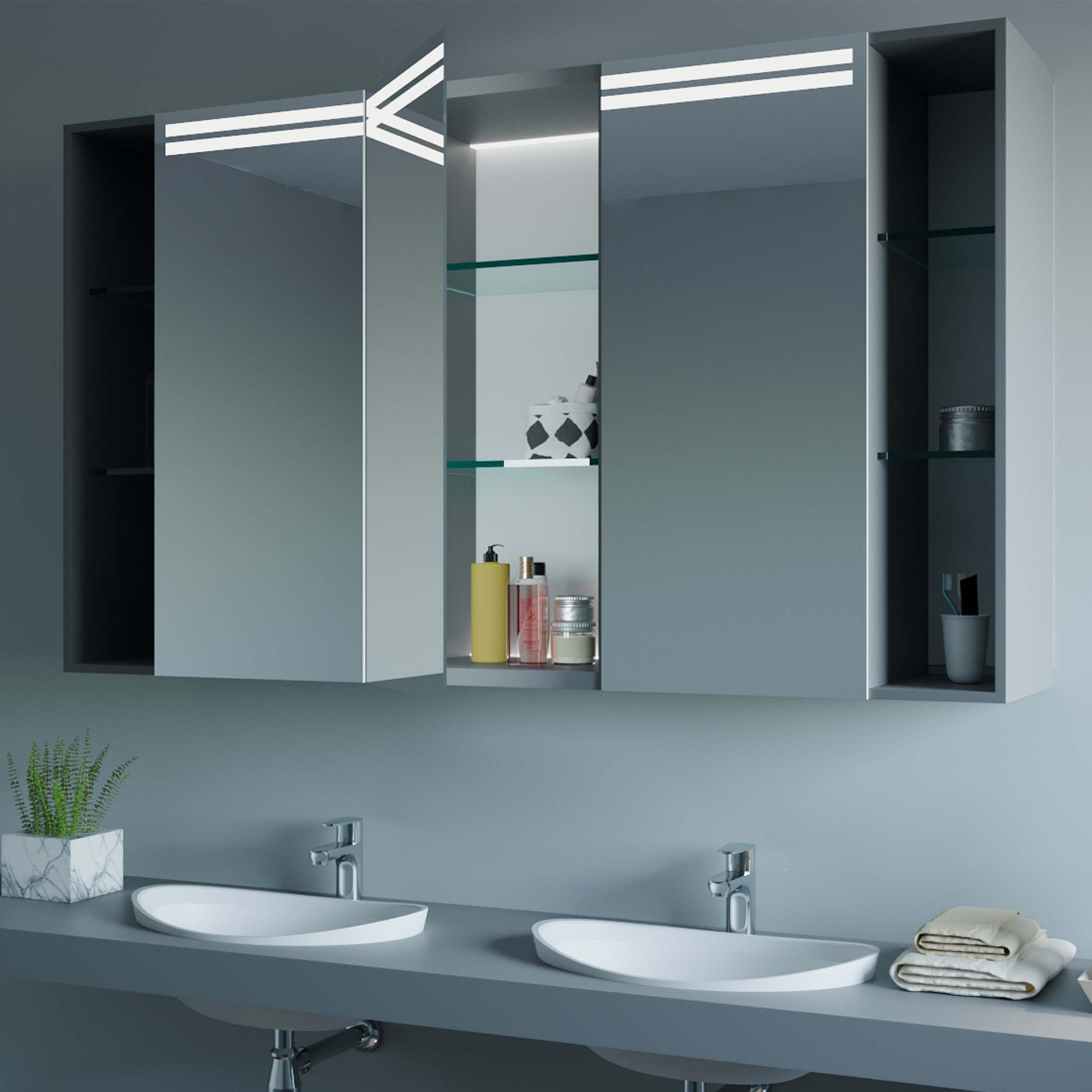 Spiegelschrank Bad - Leon