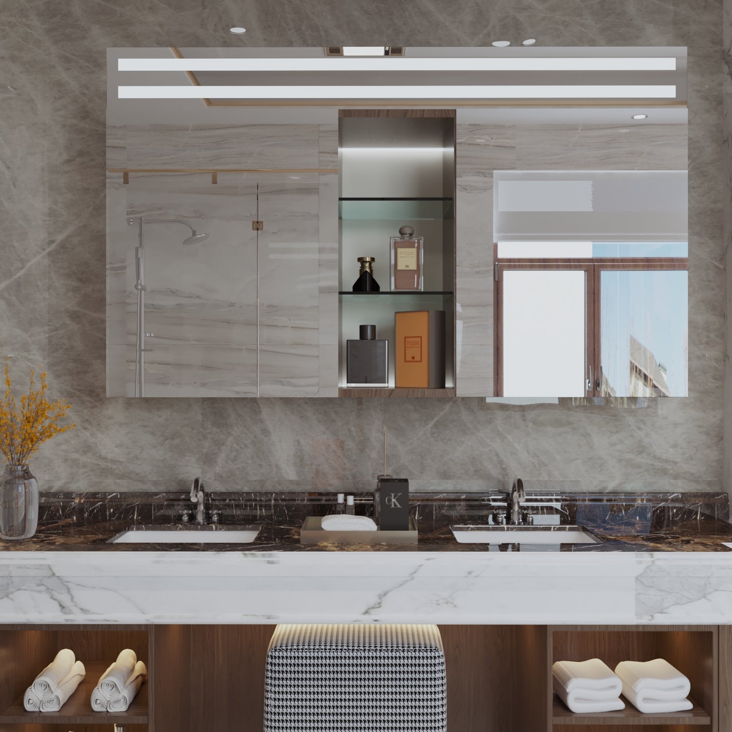 Badezimmer Spiegelschrank - Frieda