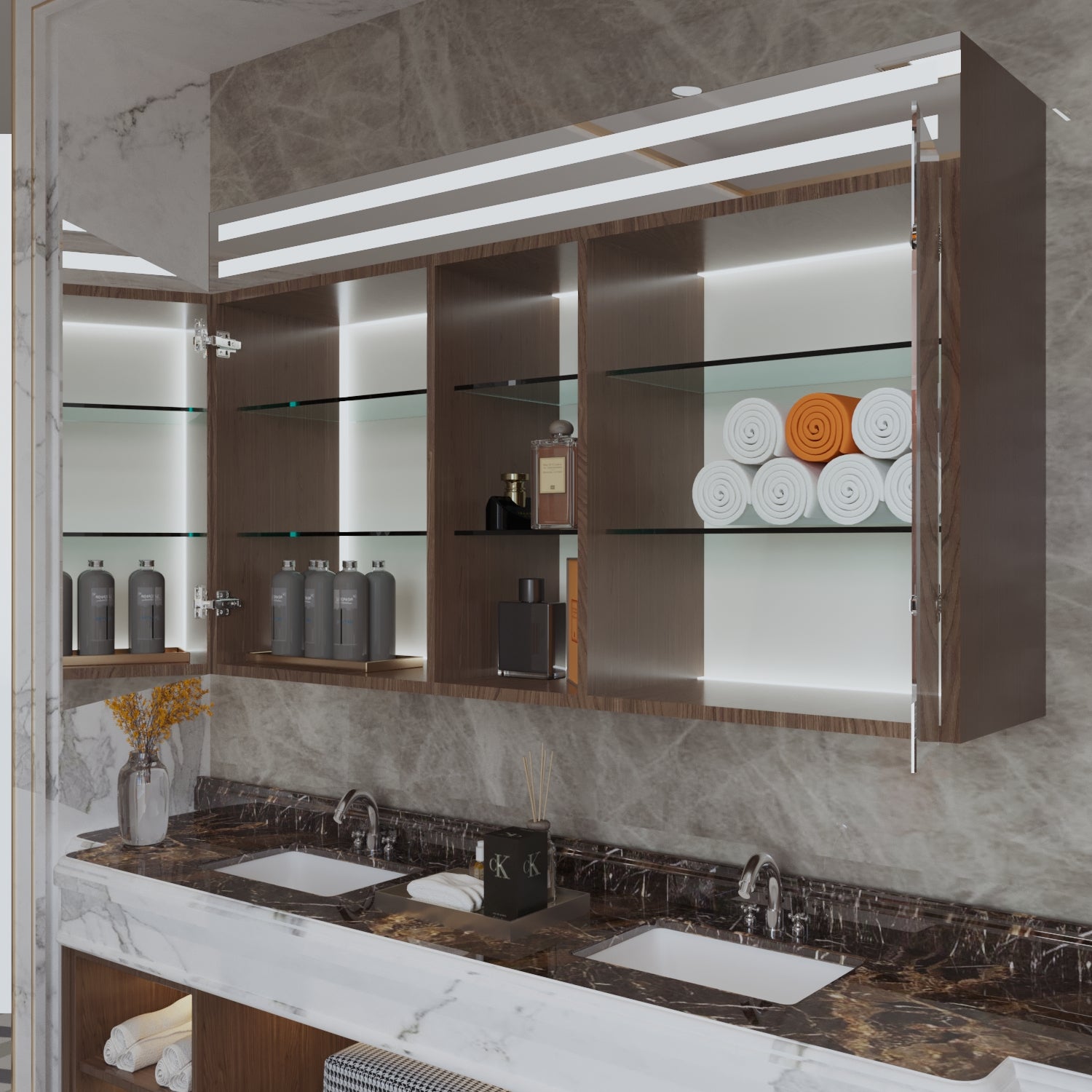 Badezimmer Spiegelschrank - Frieda