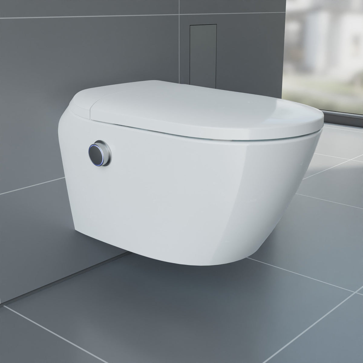 Dusch-WC mit Mikroblasenreinigung und UV-C-Funktion – Ansicht 2