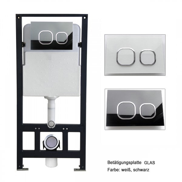 Dusch-WC-Set mit Vorwandelement und wählbarer Drückerplatte – Galerieansicht 5