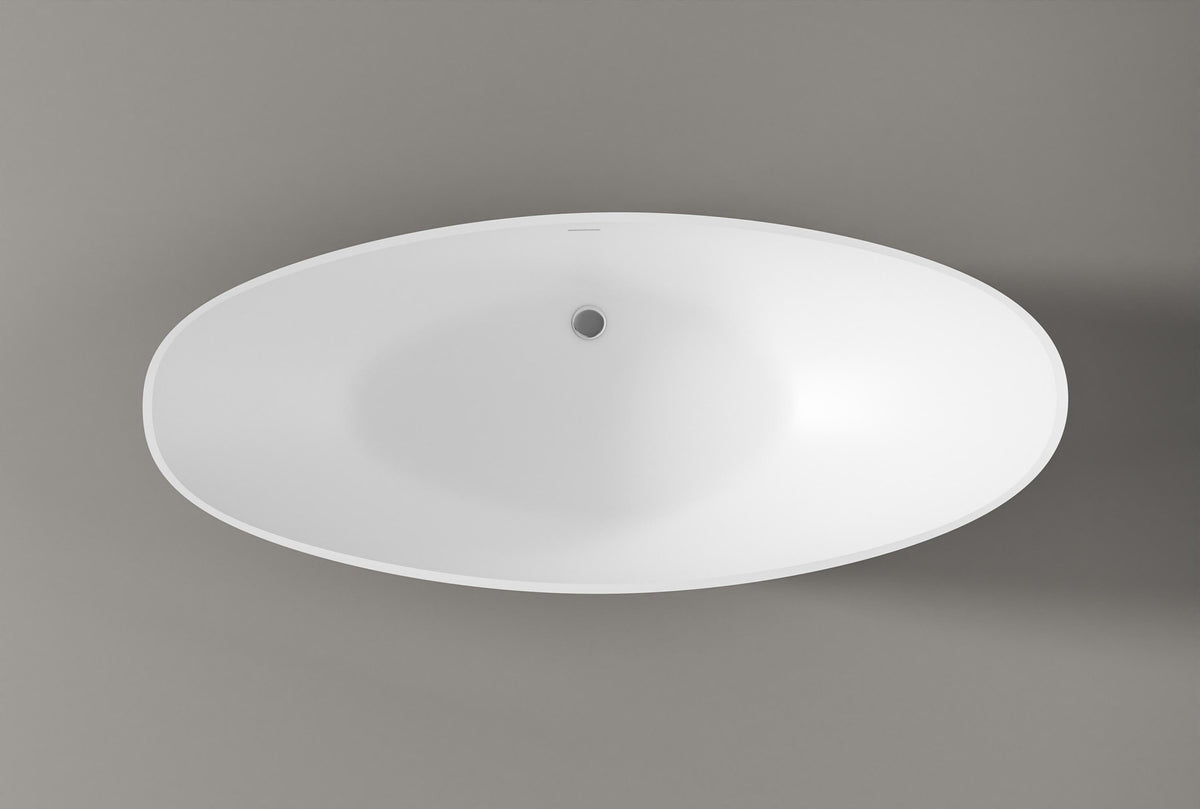 Freistehende Acrylbadewanne mit erhöhten Enden – 183,5 cm – Galerieansicht 11