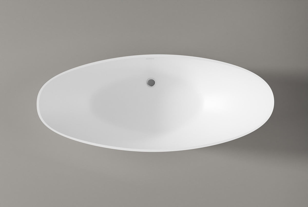 Freistehende Acrylbadewanne mit erhöhten Enden – 183,5 cm – Galerieansicht 12