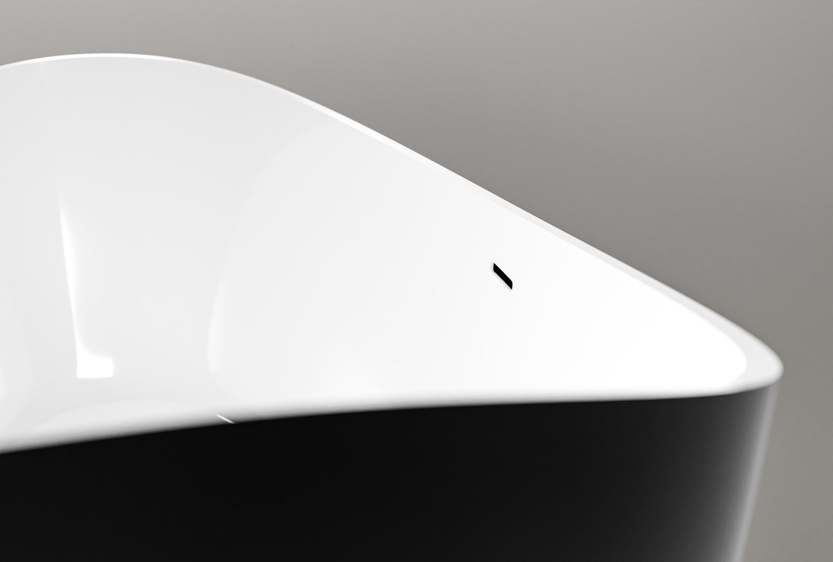 Freistehende Acrylbadewanne mit erhöhten Enden – 183,5 cm – Galerieansicht 15