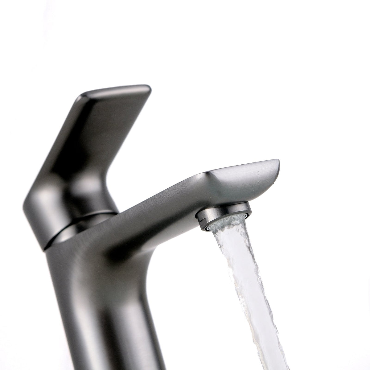 Kompakte Waschtischarmatur aus Messing – Gunmetal – Ansicht 2