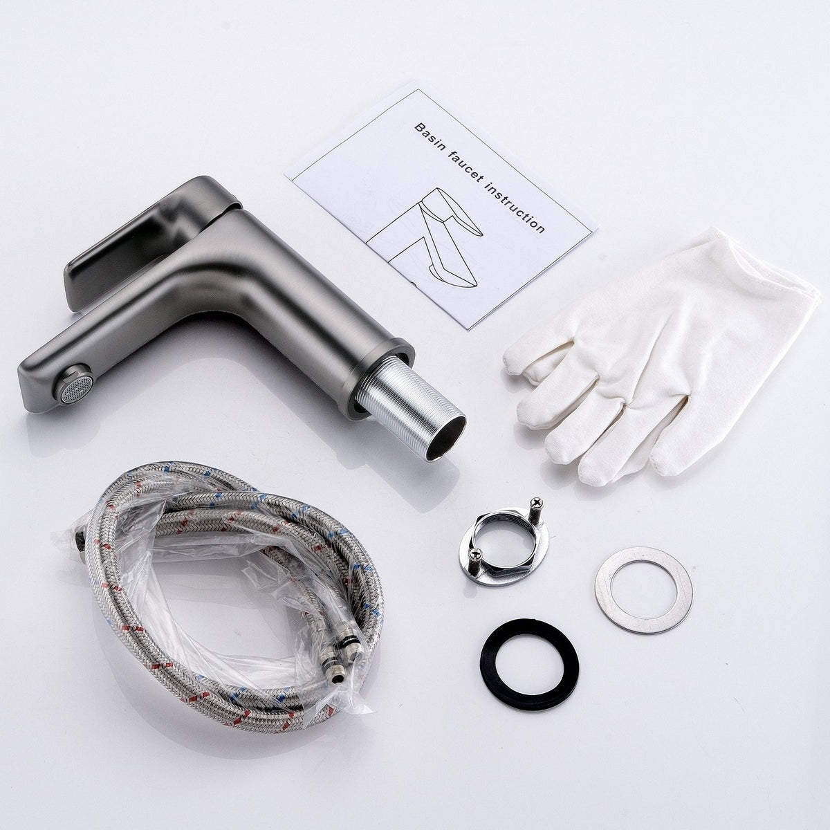 Kompakte Waschtischarmatur aus Messing – Gunmetal – Galerieansicht 8