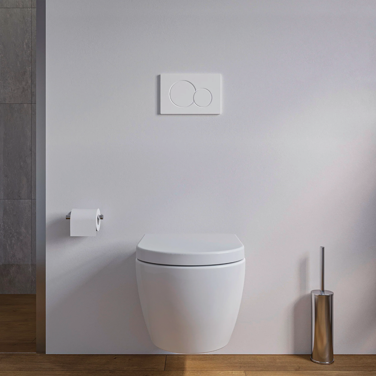 Kompaktes Wand-WC mit Softclose-Sitz – 48,5 cm – Galerieansicht 8