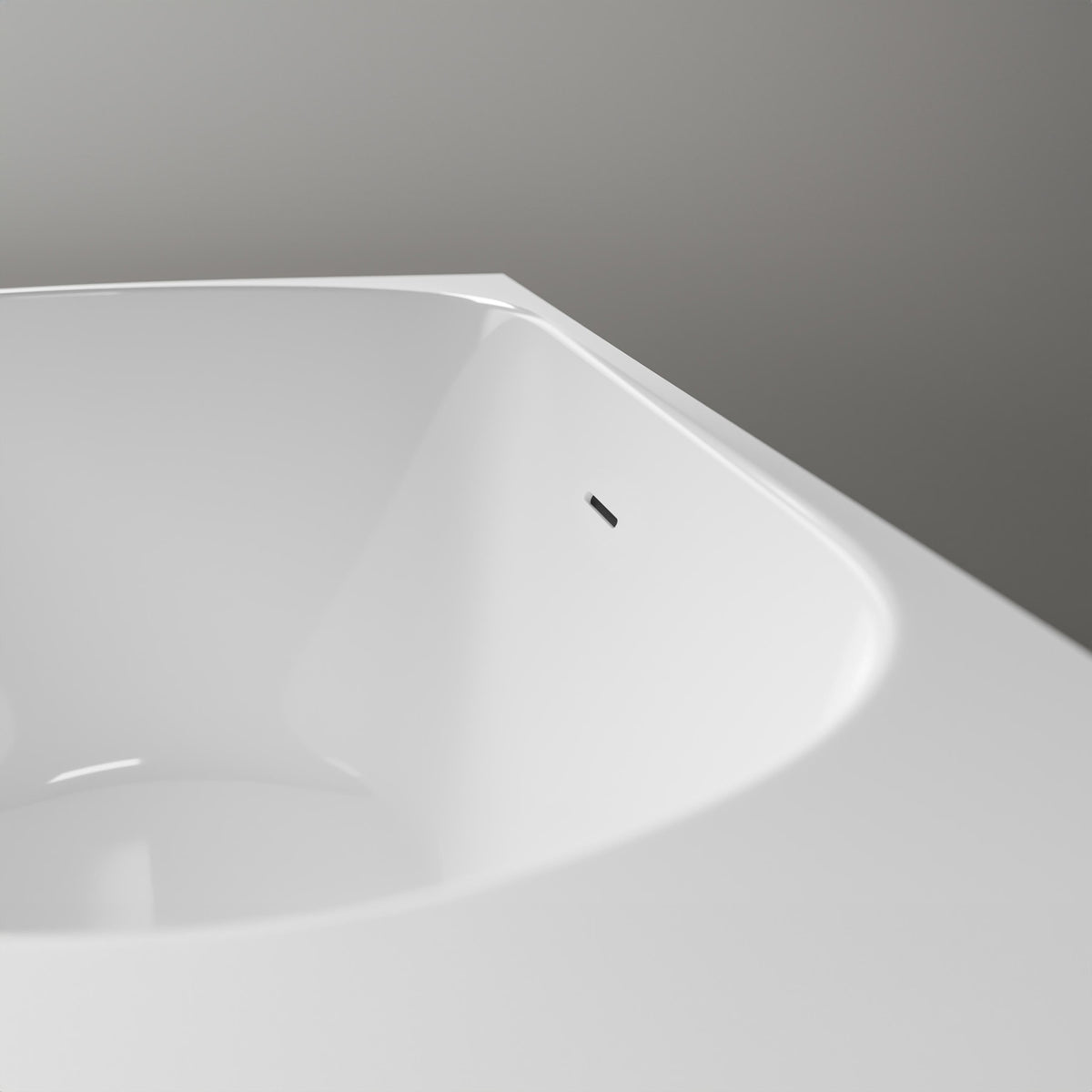 Ovale Acryl-Eckbadewanne 170 × 75 cm – links – Galerieansicht 5