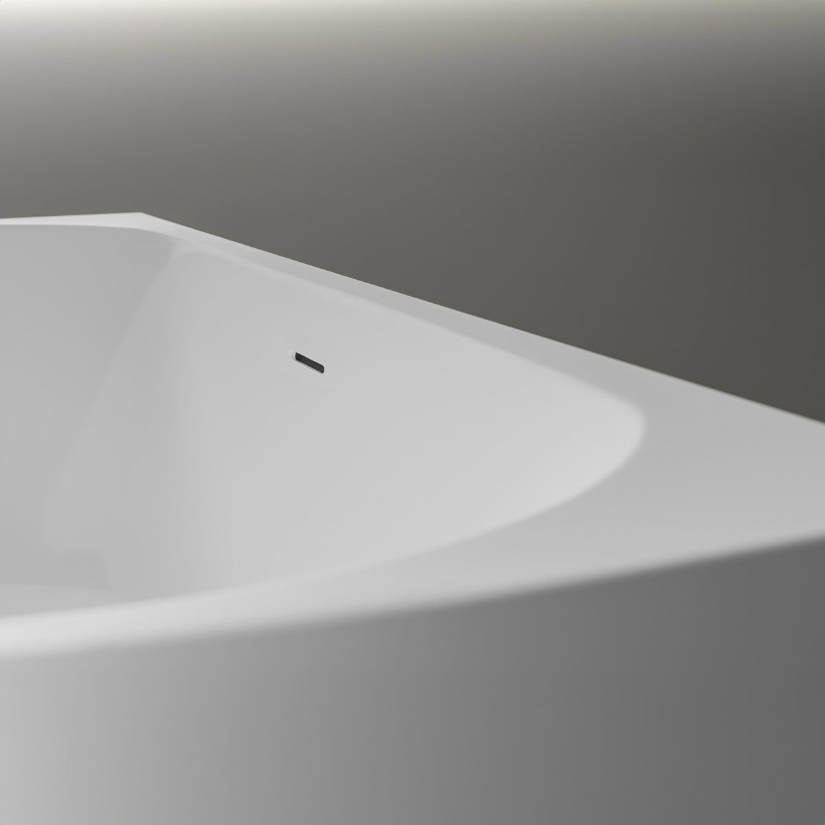 Ovale Acrylbadewanne mit gerader Rückseite – 170 × 75 cm – Galerieansicht 8