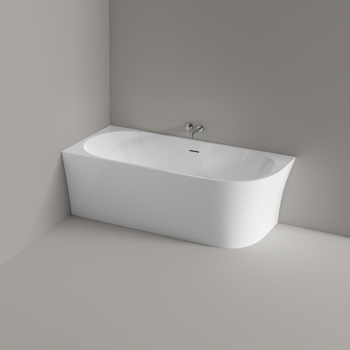 Schmale Acryl-Eckbadewanne 170 × 78 cm – links – Galerieansicht 6
