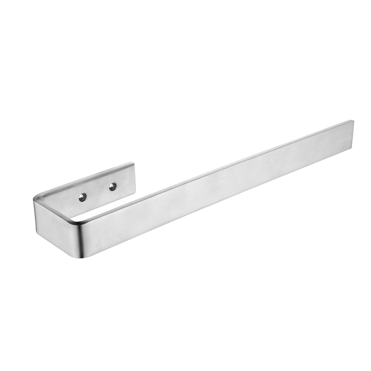Seitliche Handtuchstange aus Edelstahl, 39 cm, in Chrom mit zwei Befestigungslöchern