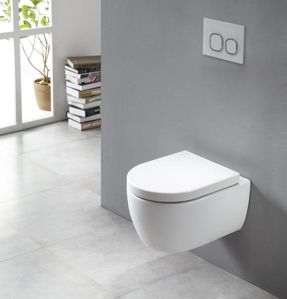 Spülrandloses Wand-WC mit Nano-Oberfläche – 54,5 cm – Ansicht 2