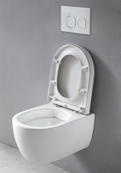 Spülrandloses Wand-WC mit Nano-Oberfläche – 54,5 cm – Galerieansicht 5