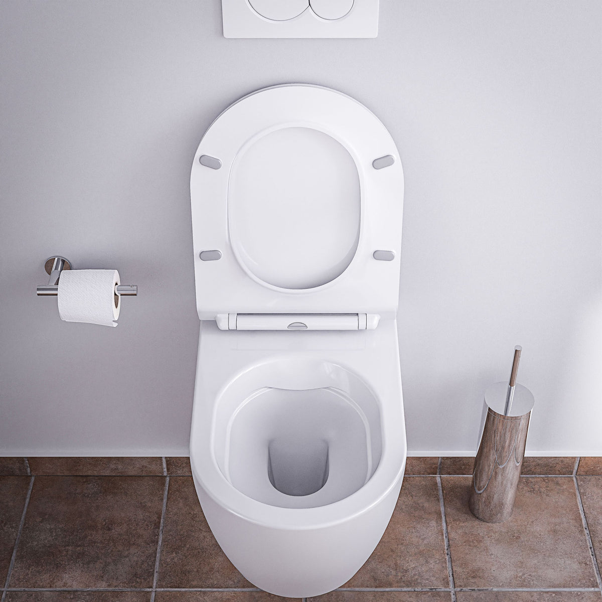 Spülrandloses Wand-WC mit Nano-Oberfläche – 54,5 cm – Galerieansicht 16