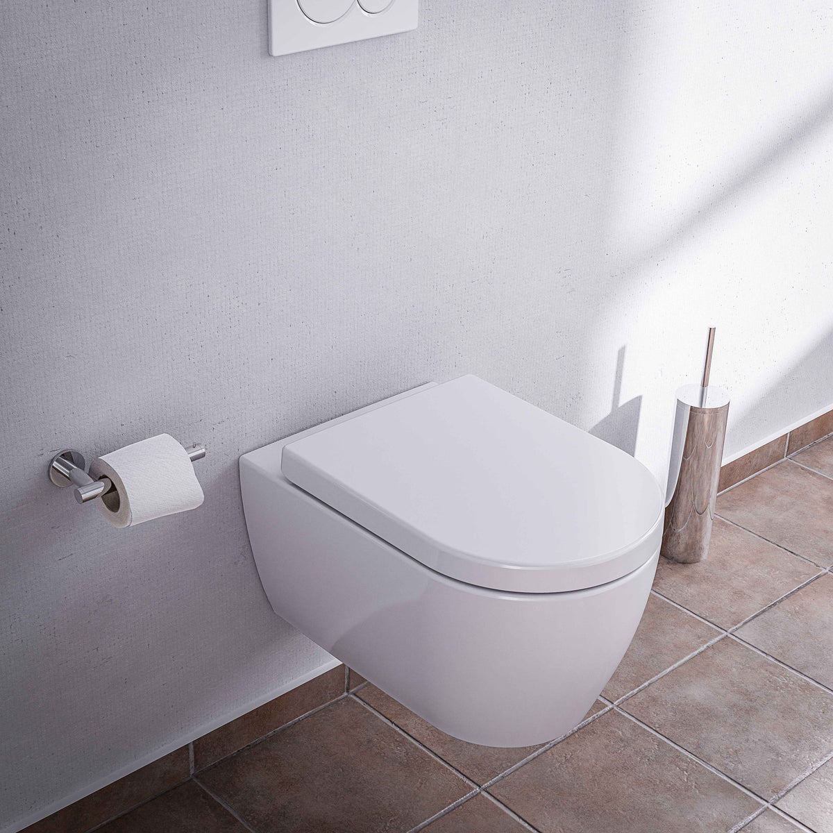 Spülrandloses Wand-WC mit Nano-Oberfläche – 54,5 cm – Galerieansicht 19