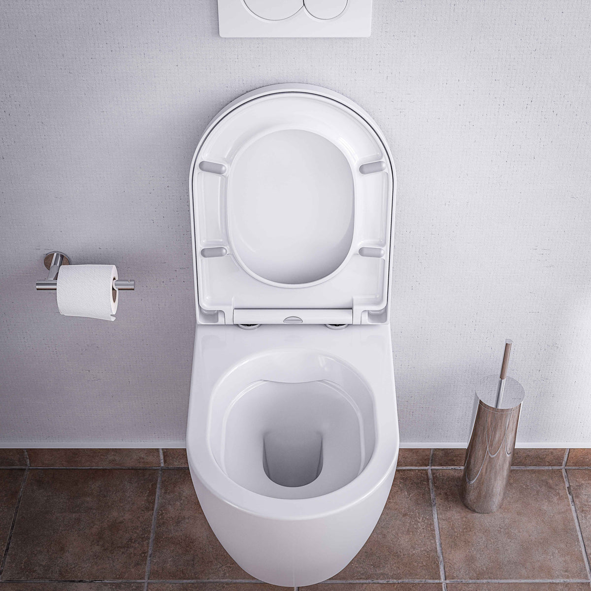 Spülrandloses Wand-WC mit Nano-Oberfläche – 54,5 cm – Galerieansicht 22